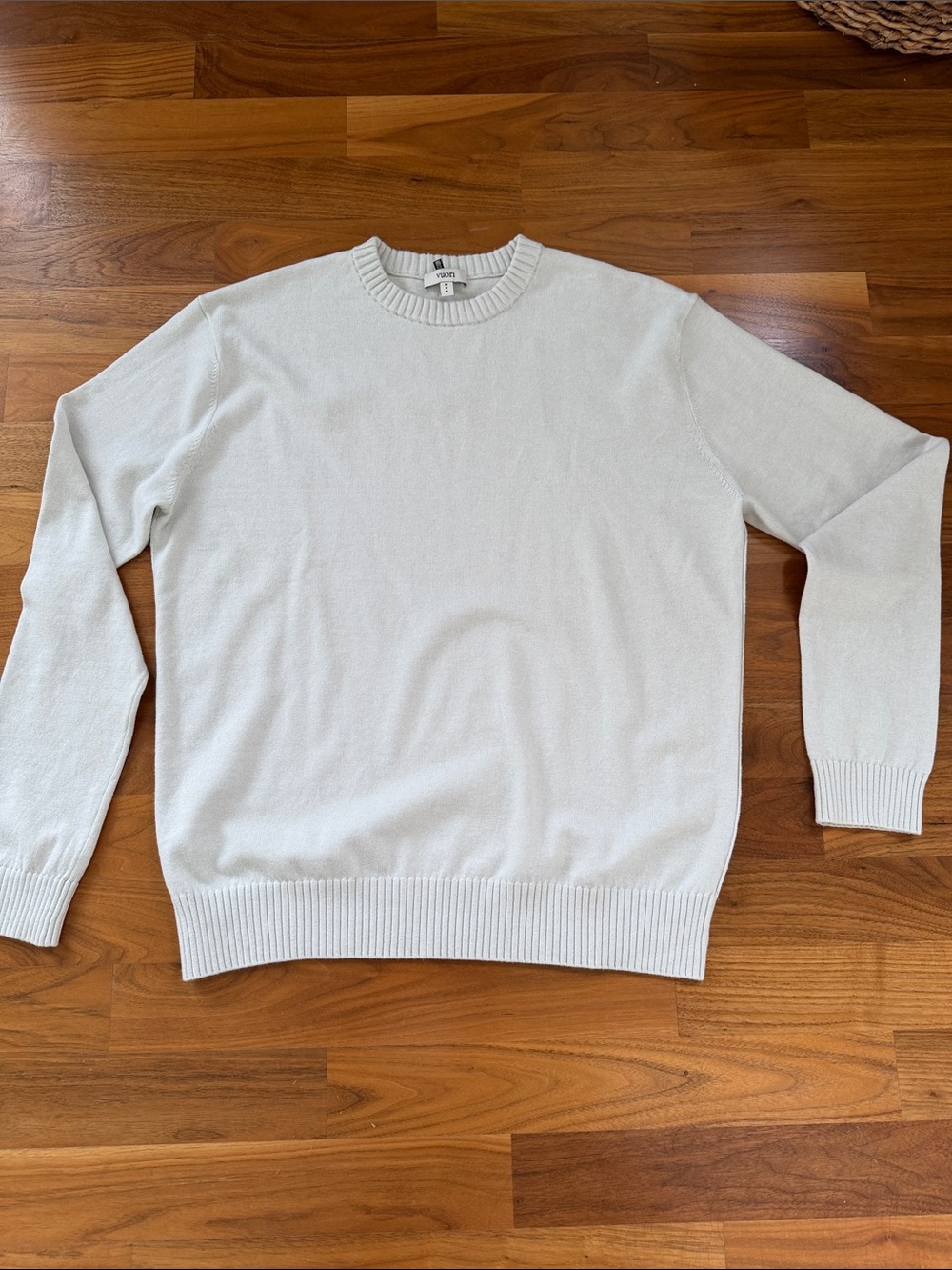 Men's Vuori Crewneck Sweater in Off-White